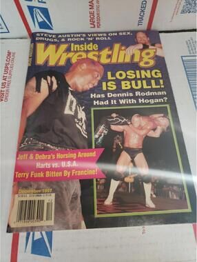 Inside Wrestling Magazine December 1997 Dennis Rodman Steve Austin Jericho Cb51